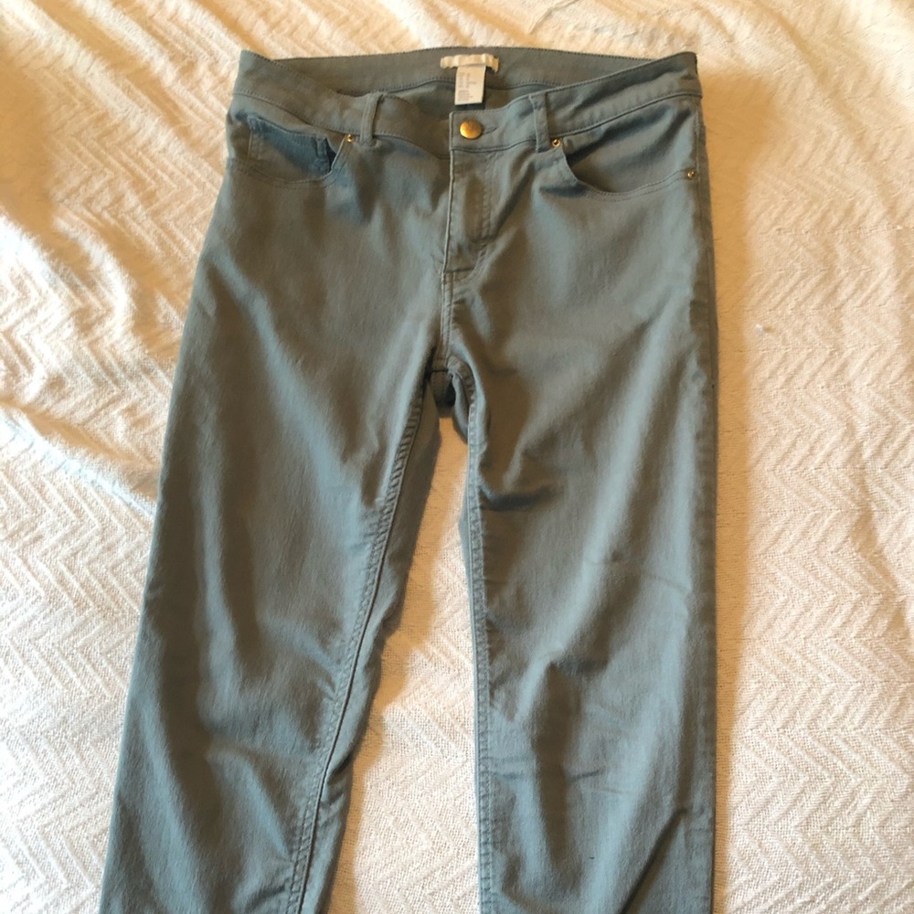 H&M Grey Blue Pants